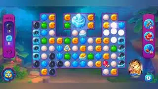 фишдом 2022 # 10633 уровень - прохождение без бустеров # Fishdom,  10633  level - no Boosters.