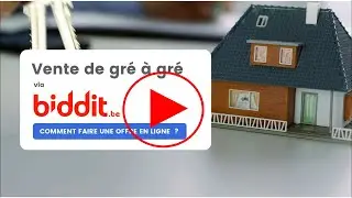 Biddit Gré à gré : Comment faire une offre en ligne ?