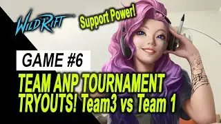 Wild Rift Tournament Tryouts for Wild Rift Pro Team -  Game #6 Highlights