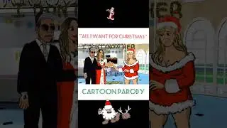 Our “All I want for Christmas is You” Cartoon parody 🎅🏼😊#winterishere #alliwantforchristmasisyou