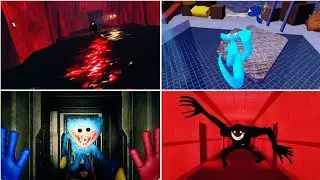 Chase Battle | Rainbow Friends 2 - Doors Floor 2 - Apeirophobia - Poppy Playtime