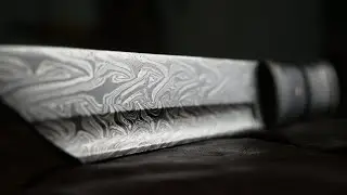 Making a Damascus Multi-Bar Viking Seax!
