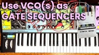 Synth Nerds Only: Using Moog Matriarch VCOs as Clock Generators/Gate Sequencers