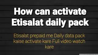 #etisalatdatapack