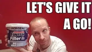 Let's try Ronseal Smooth Finish Filler Big Hole