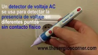 Detector de voltaje sin contacto AC - P1030 - cómo usar un detector de voltaje