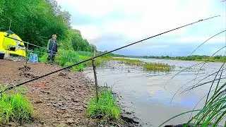 Здоровенные Речные Осенние Лещи . Фидер .Палатка . Разгадал задачку .