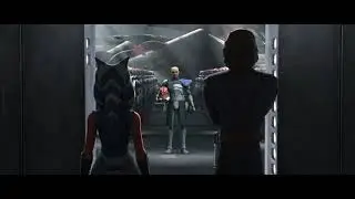 Ashoka meets Captain Rex and the 501st