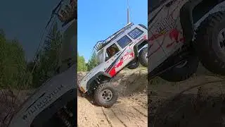 Title:Epic Slow-Mo RC Jeep Cherokee Sand Explosion! 🌞🏜️
