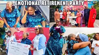 **EMOTIONAL** AFTER 20 YEARS, MY MOM FINALLY TOOK A BOW FROM WORKING HERE...| RETIREMENT PARTY VLOG