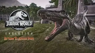 Jurassic World Evolution - Прохождение режима испытания на острове Исла-Нублар1993!#5