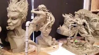 Amazing WIP Student Clay Sculptures from the Gnomon School