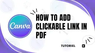 How to add clickable link in Canva PDF