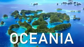 FLYING OVER OCEANIA - Relaxing Music & Amazing Beautiful Nature Scenery For Stress Relief