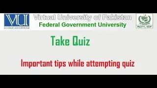 How to Attempt Online Quiz On VULMS in Virtual University