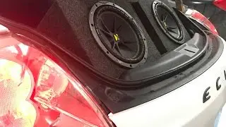 4G Eclipse Sub Woofer Install Overlook [2 10" Kickers !!]
