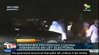 Kuwait's opposition protest electoral reform