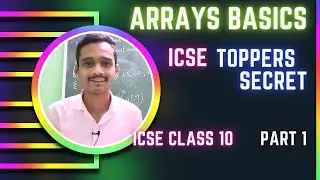 Master Arrays in Java in 20 Minutes | ICSE Class 10 Complete Basics 