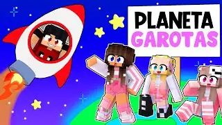 P3DRU foi para um PLANETA SÓ DE GAROTAS no Minecraft