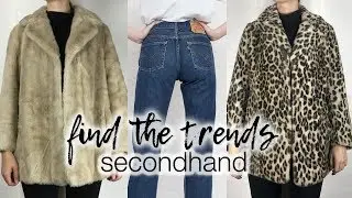 Find the trends 2ndhand: winter 2017 | Faux fur coats, Levi's jeans and more!