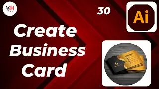 Create Business Card In Adobe Illustrator | Business Card Project - 3 (Part-35) | WsCube Tech