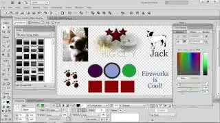 Adobe CS6 Design Web Workflow 2012 Integrating with Fireworks 07  Using Colors, Textures, Alpha Supp