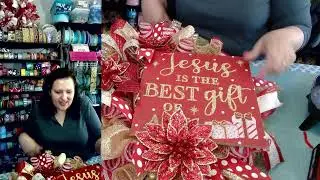 Come learn to make a Stunning wreath with me!