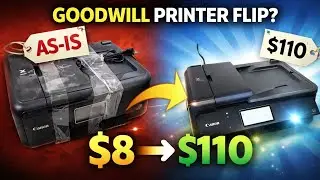 How I Turned $8 Printer into $100 Profit by Flipping Canon PIXMA TR8520