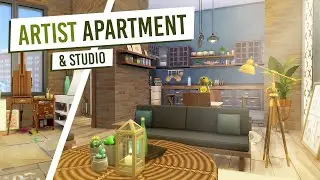Artist Apartment/studio 🎨🏙️ | Sims 4 Speedbuild