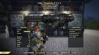 Fallout76: Gauss Minigun & Build.