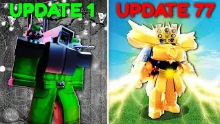 I played Every UPDATE in TOILET TOWER DEFENSE (Roblox)