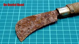 Rusty Pruning Knife Restoration - De Useful Hand
