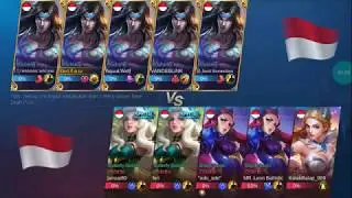 5 badang VS 5 odette Pukulan tanpa henti