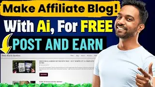Make Free Affiliate Blog Website with AI | Earn Money | Site123 Tutorial 2025