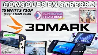 3DMARK Steam deck VS Asus Rog All VS Aokzoe A1 Pro VS One X Player 2 (Time Spy)