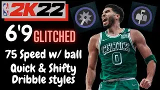 6'9 GLITCHED JAYSON TATUM BUILD! NBA 2K22 NEXT GEN