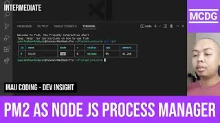 PM2 Sebagai Process Manager untuk Node JS | Dev Insight | MauCoding