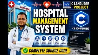 🏥Hospital Management System Project in C Language | Complete Source Code
