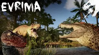 The Isle EVRIMA \ ПОВЕСЕЛИМСЯ ЗА КРОКОДАЙЛОВ ?