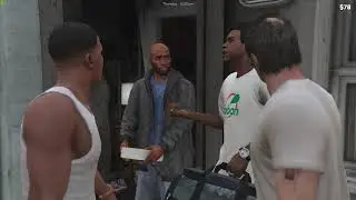 GTA5 what is inside CJ's house in the mission Hood safari?