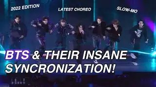 BTS & their insane syncronization!  (Run BTS choreography + slow-mo) • 2022