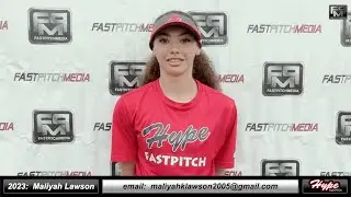 2023 Maliyah Lawson 3.5 GPA - Athletic Slapper, Pitcher & Outfielder Softball Skills Video - Hype