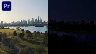 Как сделать ночь в Premiere Pro
