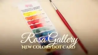 🎨 I Tried The *NEW* Rosa Gallery Watercolor Shades! #watercolorswatch  #rosagallery
