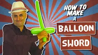 How to make a balloon sword - step by step tutorial