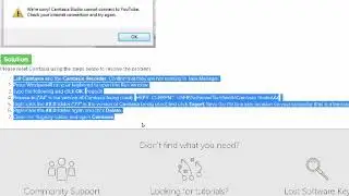 Learn DIY with I. K. - We're sorry! Camtasia Studio cannot connect to YouTube. Check your internet c