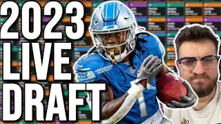 A GOATED 2023 Fantasy Football Draft! (LIVE)