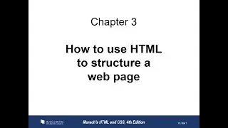 Chapter 3 - HTML/CSS - AWD 1000 Summer 2020