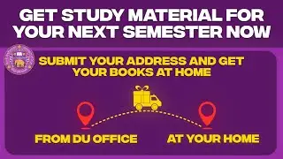 how to get DU SOL study material at home | 2,4,6 semester study material delivery at home | du sol