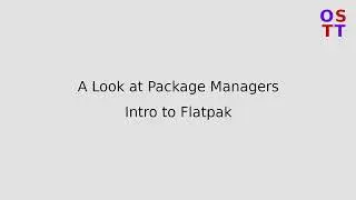 Package Managers: Flatpak